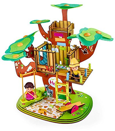 Famosa - 700012931 - La Cabane dans Les Arbres de Heidi 2 Figurines 7 cm