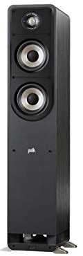 Polk Audio Signature S50E Standlautsprecher, HiFi Lautsprecher für Musik und Heimkino Sound, passiver Full Range Lautsprecher, 20 - 150 Watt, 8 Ohm, High Res, 42Hz - 40kHz (Stück)