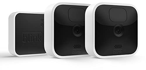 Blink Indoor | Wireless, HD security camera with two-year battery life, motion detection, two-way audio, Alexa enabled, Blink Subscription Plan Free Trial | 2-Camera System