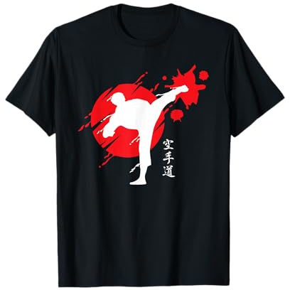 Karate-Do Kanji Kick Japonais Arts Martiaux Sportifs T-Shirt