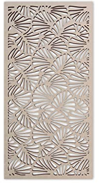Wood Leaves Lattice - Mandala Wall Art for Home Decor, Wall Panels, Overlays, Trellis, Privacy Screens & Yard Decor, 10