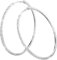 2 Paar Silber Ohrringe Creolen Silber Ohrringe Creolen Große Damen Silber Bling Creolen Große Mit Zirkonia Diamant Strass Hypoallergen Ohrringe Strass Creolen Nette Huggie Ohrringe Schmuck-Set