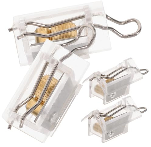 BESTOYARD Repuestos de Persianas Venecianas de 4piezas Mecanismo de Bloqueo de Cordón en Material Pom para Accesorios de Cortinas Alta Fiabilidad y Superficie Lisa