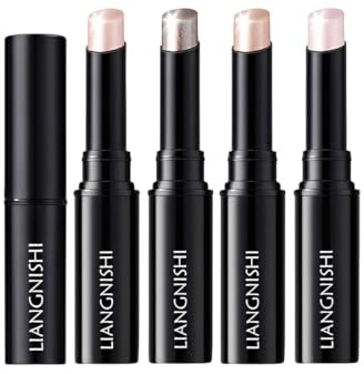 NHPY 4 Pièces Bâton De Fard À Paupières Paillette, Cream Eyeshadow Stick, les Yeux Étincelant, Maquillage Pour Les Yeux Fard À Paupières Imperméable Longue Durée