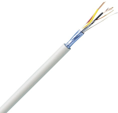 Kopp 165325046 Telefonleitung I-Y(ST) Y, 2 x 2 x 0.6, 25 m, grau