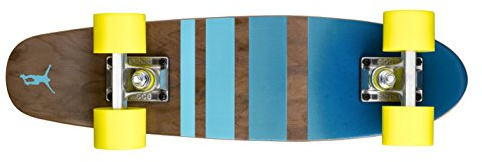 Ridge Skateboards Maple Mini Dark Dye - Longboard, Color Amarillo, Talla 22-Inch