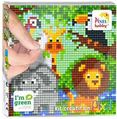 Pixel- Bild skapa 12 x 12 cm Safari, PX44001