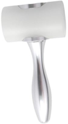 Jiuvaso Marteau sculpteur en cuir en nylon en cuir en découpe outil de bricolage, Blanc