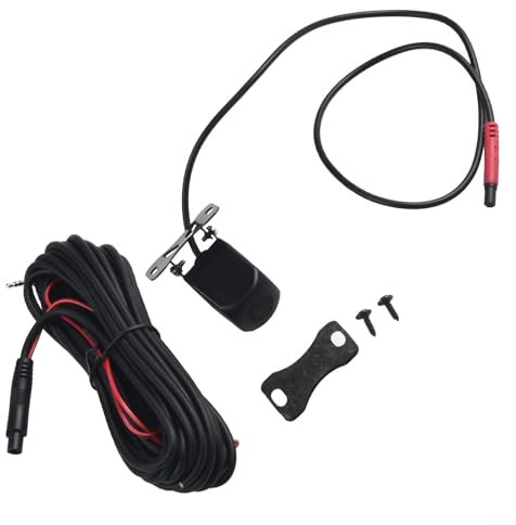 Bulevisiter Telecamera posteriore per auto, grandangolare da 170 gradi, con connettore a 4 pin, visione impermeabile IP67, per monitor a specchio SUV