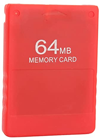 SIXRUN Per la Scheda di Memoria da 64 MB, la Scheda di Memoria Per Giochi Ad Alta velocità ABS Supporta Tutti i Modelli e FMCB1.966 (rosso)