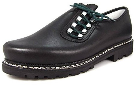 Meindl 1260-01 Berchtesgaden Herren Haferlschuhe aus Rindboxleder Lederfutter, Groesse 44, schwarz