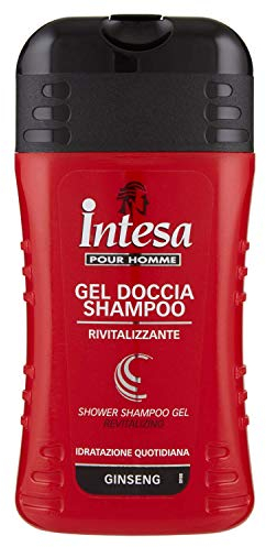 Intesa Gel Doccia Shampoo, Rivitalizzante, Idratazione Quotidiana, 250ml