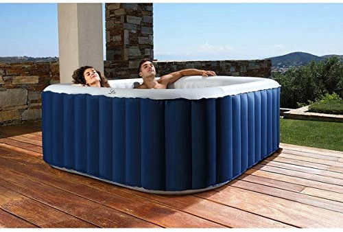 Bagno Italia Minipiscina gonfiabile idromassaggio 185 cm auto gonfiante per 5 6 persone 132 getti spa relax giardino Mspa