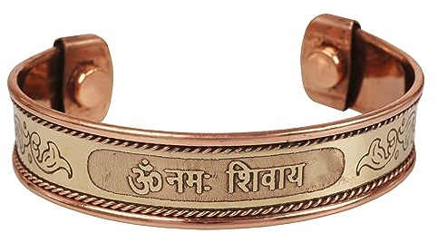 Touchstone handgjort magnetiskt koppararmband. Handmanschett rena koppararmband smycken för kvinnor män., Koppar, Ingen ädelsten