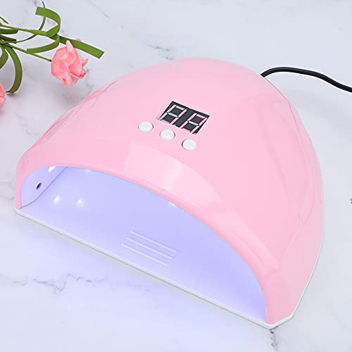 UV Nagellampa, Nageltork För Vanligt Nagellack Nagelhärdningsmaskin Manikyrverktyg 36W Intelligent LED UV Gel Nagellack Torklampa UV-ljus För Gel Naglar För Naglar Gellack (Röd)
