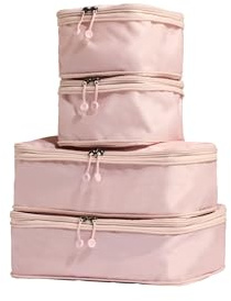 ANTLER - Cubos de embalaje de compresión, juego de 4 cubos de embalaje esenciales para maletas y mochilas, organizador de vacaciones, viajes y accesorios, fácil almacenamiento de ropa y zapatos, color