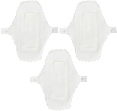 SEWOART Toallas Sanitarias Lavables Reutilizables de Tela 3 Piezas, Material Resistente y Diseño Cómodo para Viajes para Mujeres