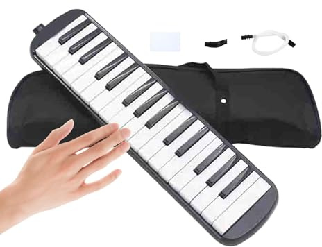 Melodica mit 32 Tasten, Melodica Instrument Kinder, Melodica Air Piano Keyboard, tragbare Melodica, sicherer Mund Melodica, Musikerziehungsinstrument, Organ Melodica