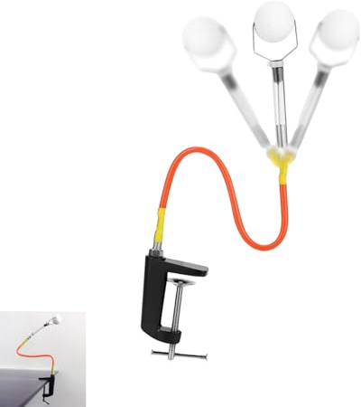 Hominas Tischtennis Trainer PVC Verstellbar Fixed Rapid Rebound Ping Pong Ball Maschine Professioneller Spin Trainer Tischtennis für Einzeltraining Verein Heimgebrauch