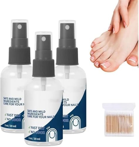 Blinzador Spray fungino, spray per unghie Blinzador, spray antifungino, trattamento fungino per unghie dei piedi, mantiene i piedi freschi e asciutti tutto il giorno, ad azione rapida, ripristina