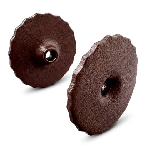 Hunters Saddlery Disques de dentition pour chevaux en silicone souple et flexible (marron)