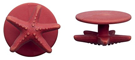 Kochknöpfe Kugelknöpfe Knöpfe à 12 Stück als Seestern Rot