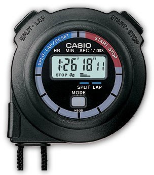 Casio Handheld Stopwatch Timer Model HS-3V-1R by Casio