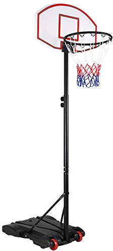 Sportana Basketballkorb 172-210cm Ringhöhe verstellbar 30kg Standfuß Korbanlage Basketballständer Basketball Korb Outdoor