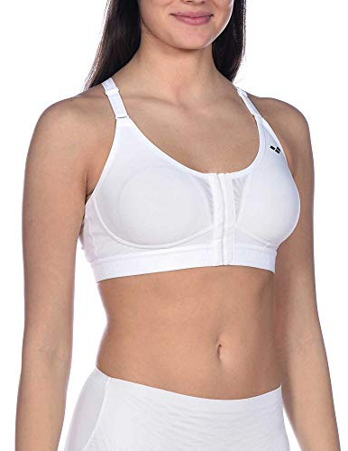 ARENA Sujetador Flora D-Cup, Reggiseno Sportivo Donna, Bianco, 90