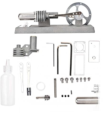 Motormodell, Heißluft, Stirlingmotor, Lernspielzeug, Stromgenerator, Modell, Dampf-Wärmeerzeuger, Modell-Bausatz Mein erster Stirlingmotor zum Selbermachen