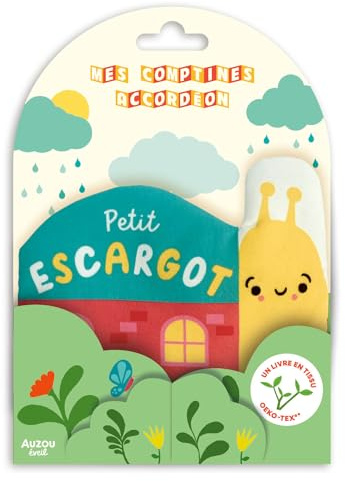 Comptines tissu accordéon - petit escargot