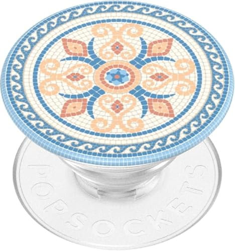 ​​​​PopSockets Phone Grip with Expanding Kickstand, Adhesive Grip - Transluscent Portofino Tile