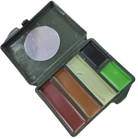 Visage De Peinture De Camouflage, Peinture De Camouflage Pour Le Visage, 5 Couleurs Peinture De Visage De Camouflage De Chasse, Camouflage Caméléon, Pour Survie Militaire/de L’armée