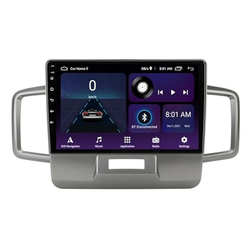 9 Android 15 Car Stereo w/Wireless CarPlay & Android Auto, GPS Nav, BT 4G WiFi FM for Honda Freed 1 2008-2016 w/Backup Cam(8GB+256GB)