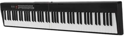 Professionellt Elektroniskt Piano 88 Tangenters Hopfällbara Halvvägda Standardklaviatur Digitalpiano Professionellt Framträdande