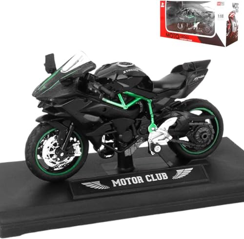 QYEHF Motorbike Toy, Simulation Motorbike Model 1:18 Scale, Collectible Bike Figurine with Realistic Detail, Ideal for Display and Gifts Racing Decoration（Suitable for adults or teenagers to collect）