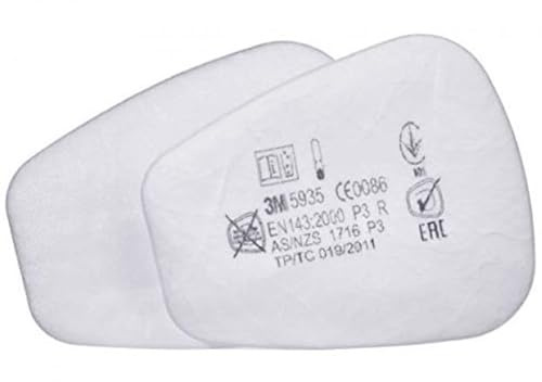3M 5935 Partikelfilter 5935/P3 zu Atemschutzmasken Serie 6000, 2 Stück