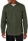 Amazon Essentials Men's Slim-Fit Long-Sleeve Two-Pocket Flannel Shirt, Olive Heather, XL