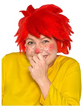 Pumuckl Perücke für Erwachsene zum Originalkostüm – Lizenzprodukt zur Fernsehserie
