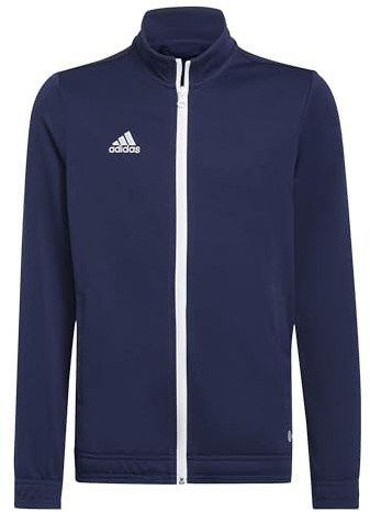 adidas Unisex - Bambini Entrada 22 Track Jacket, Team Navy Blue 2, 9-10 Years