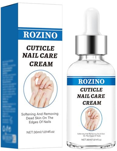 Nail Strengthening Cream, Nail Cuticle Cream Nail Treatment Repair Dry Cracked Damaged Thin Nails, Moisturizes and Strengthener Nail Growth Softener Cream Remove Dead Skin Nail Care - 1.01 Oz
