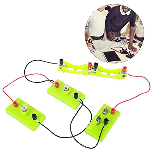 Generic Kit de Aprendizaje de Electricidad de Circuito Paralelo de Serie DIY Creativo para Niños, Herramienta Educativa de Física para Niños Mayores de 4 Años (Equipos de circuitos en Serie y