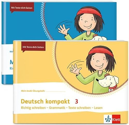 Mathe + Deutsch kompakt 3: 2 Übungshefte im Paket: Mathe kompakt, Deutsch kompakt Klasse 3 (Mein Anoki-Übungsheft)