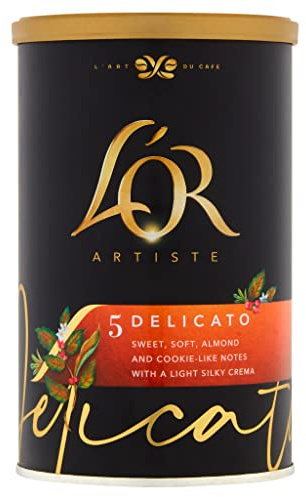 L’OR Artiste Delicato Instant Coffee Intensity 8 Tins, 6 x 95g