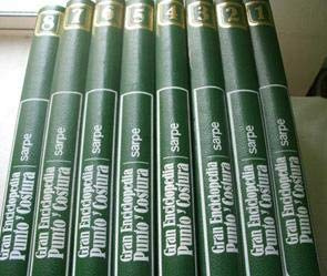 GRAN ENCICLOPEDIA PUNTO Y COSTURA. GANCHILLO, BORDADO Y TRABAJOS MANUALES.