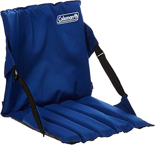 Coleman Coussin de siège de Stade Portable Bleu | Siège rembourré léger pour Les événements Sportifs et Les Concerts en Plein air | Coussin de Gradin avec Dossier
