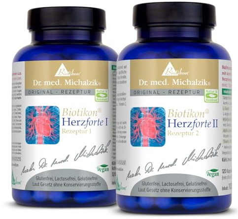 Cuore forte I + II di Dr. med. Michalzik - senza additivi - di Biotikon®