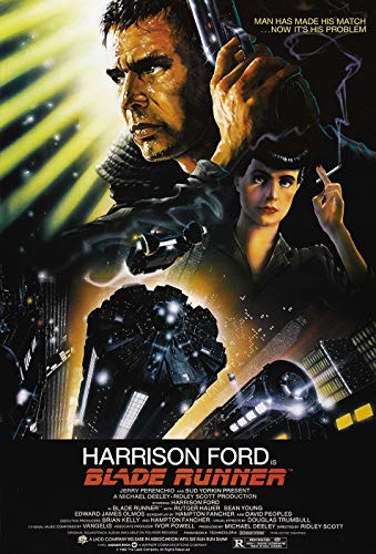 CoolPrintsuk BLADE RUNNER Poster, randlos, lebendiges, glänzendes Premium-Filmposter, verschiedene Größen (A3-Größe, 420 x 297 mm)