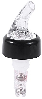 Garrafa Licor Automática 50ml Dispensador para Botella, Vino, Cócteles y Shot Bar, Caño Plástico Blanco y Transparente