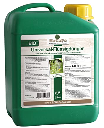 HaGaFe Bio Universal Flüssigdünger Blattdünger Universaldünger Dünger f. a. Kulturen (2,5 L (1 x 2,5 L))